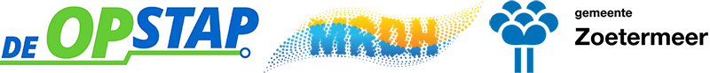 Logos De Opstap, MRDH, and Municipality of Zoetermeer