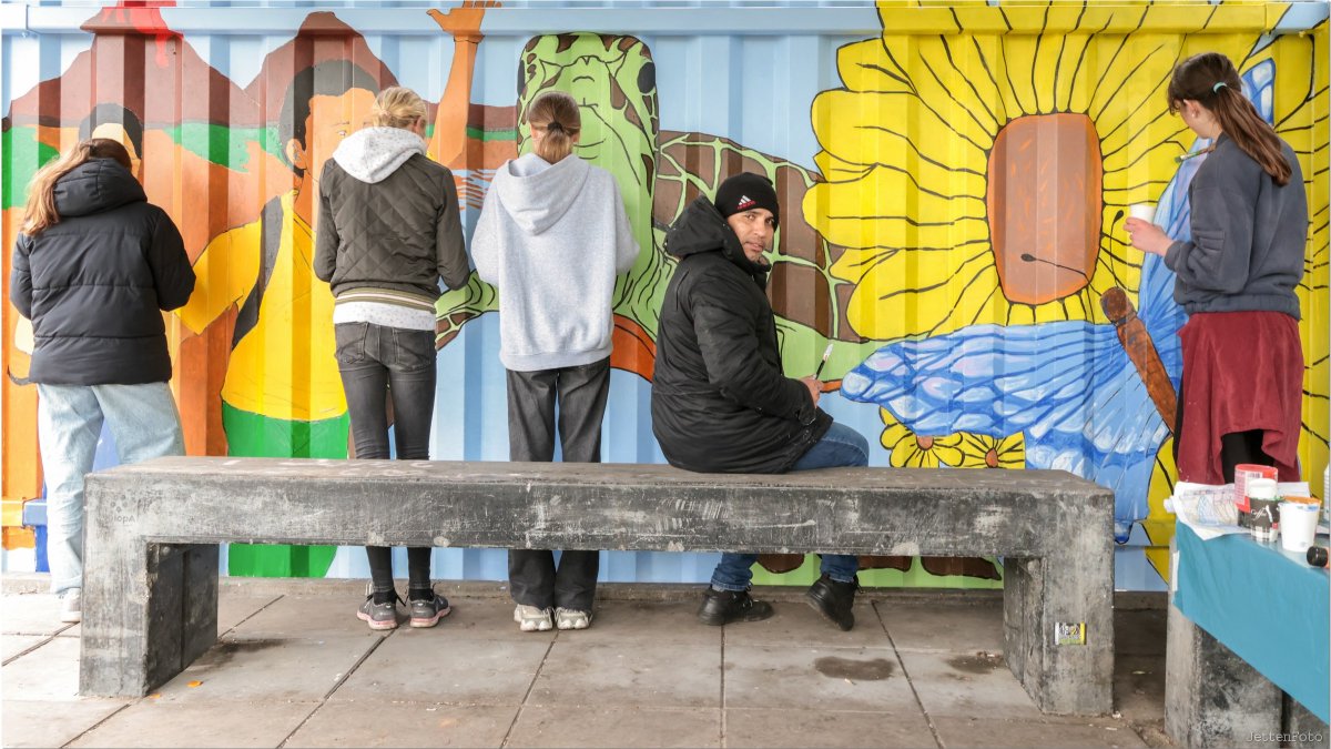 Jongeren geven JOP Floriadepark een upgrade
