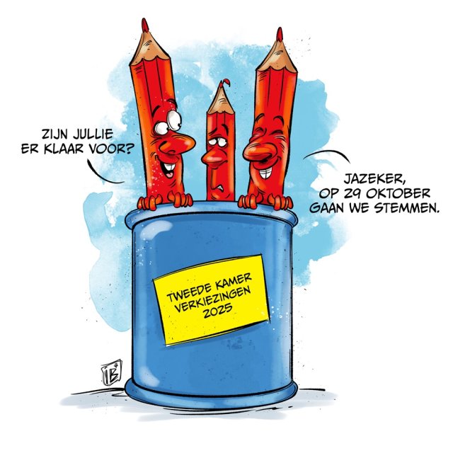 Cartoon Lower House election 2025