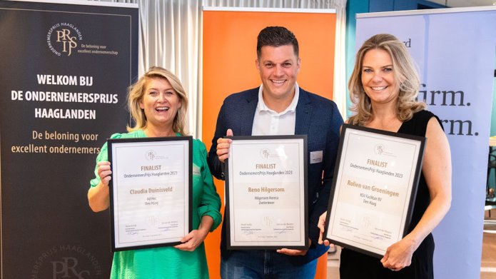 Finalisten Ondernemersprijs Haaglanden