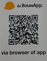 qr code van de BouwApp