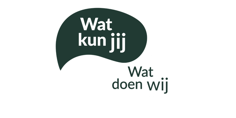 Slogan Zorg in Deurne: 'Wat kun jij. Wat doen wij.'