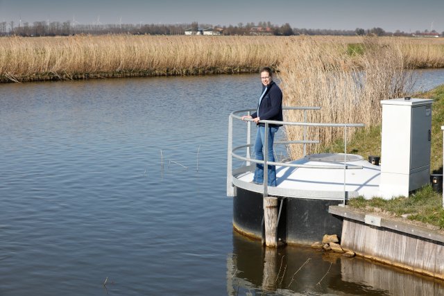 Marianne staat op de vislift