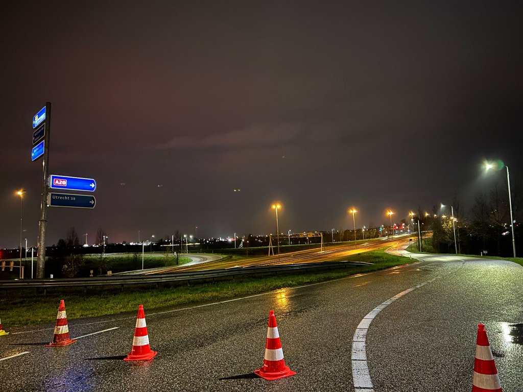 Foto lege snelweg