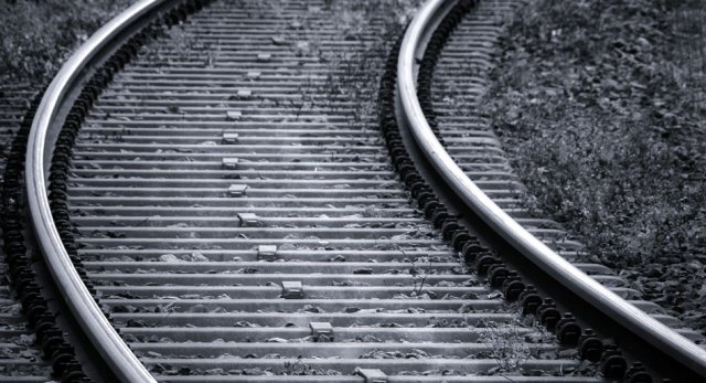 Afbeelding van treinrails