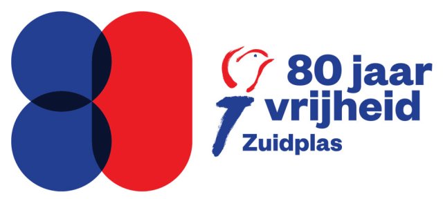 Logo 80 jaar vrijheid, gemeente Zuidplas