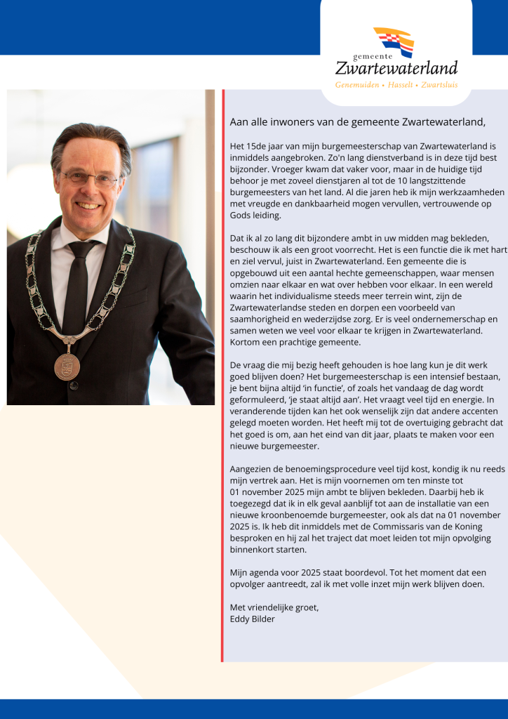 Open brief burgemeester Bilder