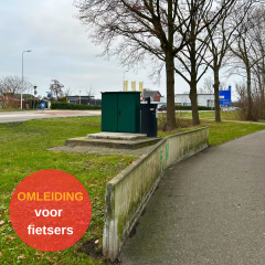 Omleiding voor fietsverkeer